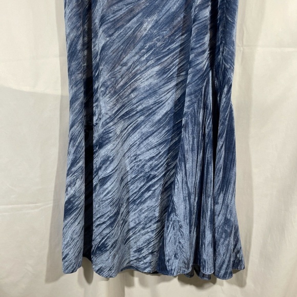 NWT Free People [ Large ] Not Velvet Skirt in Light Night Blue - Picture 10 of 12